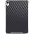 Black Carbon Fiber Specialty Texture Material iPad 11th Gen (2025) Clear Case