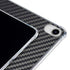 Black Carbon Fiber Specialty Texture Material iPad 11th Gen (2025) Clear Case