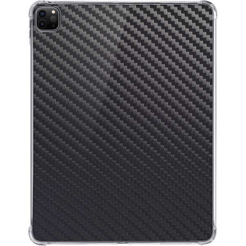 Black Carbon Fiber Specialty Texture Material iPad Pro 11in (2024) Clear Case