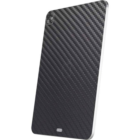 Black Carbon Fiber Specialty Texture Material iPad Pro 13in M4 (2024) Skin