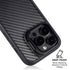 Black Carbon Fiber Specialty Texture Material iPhone 13 Pro Max Kickstand Case