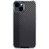 Black Carbon Fiber Specialty Texture Material iPhone 15 Clear Case