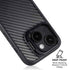 Black Carbon Fiber Specialty Texture Material iPhone 15 Kickstand Case