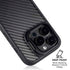 Black Carbon Fiber Specialty Texture Material iPhone 15 Pro Max Kickstand Case