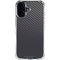 Black Carbon Fiber Specialty Texture Material iPhone 16 Clear Case