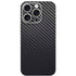Black Carbon Fiber Specialty Texture Material iPhone 16 Pro Skin