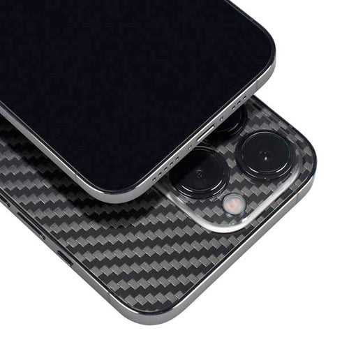 Black Carbon Fiber Specialty Texture Material iPhone 16 Pro Skin