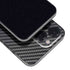 Black Carbon Fiber Specialty Texture Material iPhone 16 Pro Skin