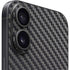 Black Carbon Fiber Specialty Texture Material iPhone 16 Skin