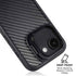 Black Carbon Fiber Specialty Texture Material iPhone 16e Kickstand Case