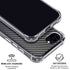 Black Carbon Fiber Specialty Texture Material iPhone 16e Clear Case