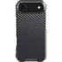 Black Carbon Fiber Specialty Texture Material iPhone 17 Air Clear Case