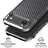 Black Carbon Fiber Specialty Texture Material iPhone 17 Air Clear Case