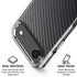 Black Carbon Fiber Specialty Texture Material iPhone 17 Air Clear Case