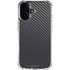Black Carbon Fiber Specialty Texture Material iPhone 17 Clear Case