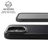 Black Carbon Fiber Specialty Texture Material iPhone 17 Kickstand Case