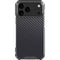 Black Carbon Fiber Specialty Texture Material iPhone 17 Pro Max Clear Case
