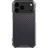 Black Carbon Fiber Specialty Texture Material iPhone 17 Pro Max Clear Case