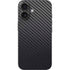 Black Carbon Fiber Specialty Texture Material iPhone 17 Skin
