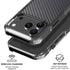 Black Carbon Fiber Specialty Texture Material iPhone 18 Pro Clear Case