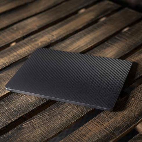Black Carbon Fiber Specialty Texture Material Apple MacBook Air Skin