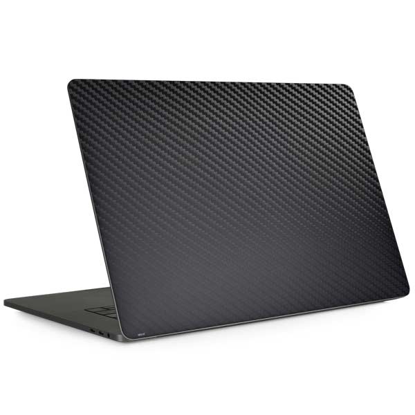 Black Carbon Fiber Specialty Texture Material MacBook Skins