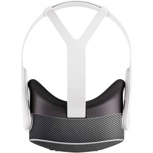 Black Carbon Fiber Specialty Texture Material Meta Quest 3S Skin