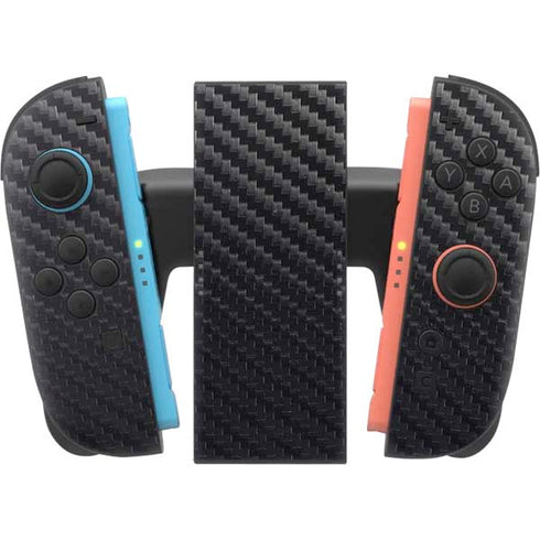 Black Carbon Fiber Specialty Texture Material Nintendo Switch 2 (2025) Joy-Con Controller Skin