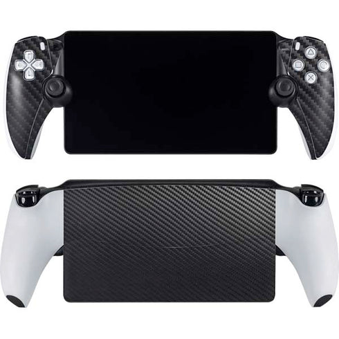 Black Carbon Fiber Specialty Texture Material PlayStation PS5 Skins
