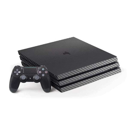 Black Carbon Fiber Specialty Texture Material PlayStation PS4 Skins