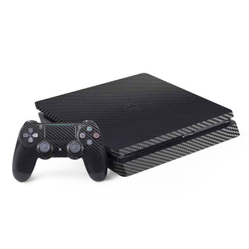 Black Carbon Fiber Specialty Texture Material PlayStation PS4 Skins