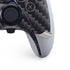 Black Carbon Fiber Specialty Texture Material PS5 DualSense Edge Pro Controller Skin