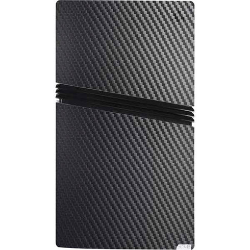 Black Carbon Fiber Specialty Texture Material PS5 Pro Bundle Skin
