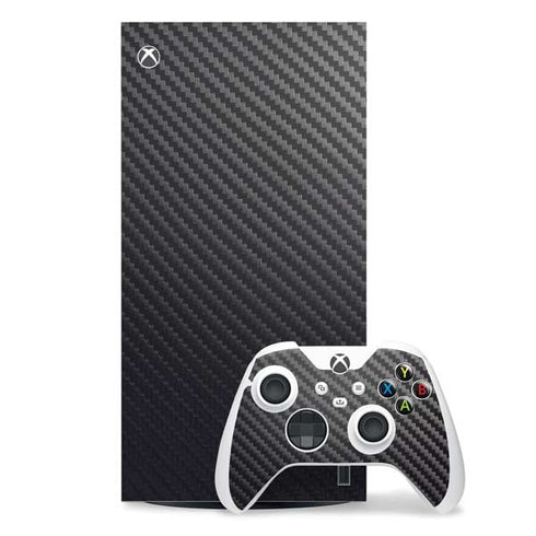Black Carbon Fiber Specialty Texture Material Xbox Series X Skins