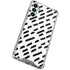 Black Dash Gabb Phone 4 Clear Case