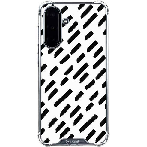 Black Dash Galaxy A36 5G Clear Case