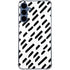 Black Dash Galaxy A55 5G Clear Case