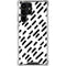 Black Dash Galaxy S23 Ultra Clear Case