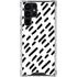 Black Dash Galaxy S23 Ultra Clear Case