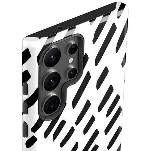 Black Dash Galaxy S23 Ultra Pro Case