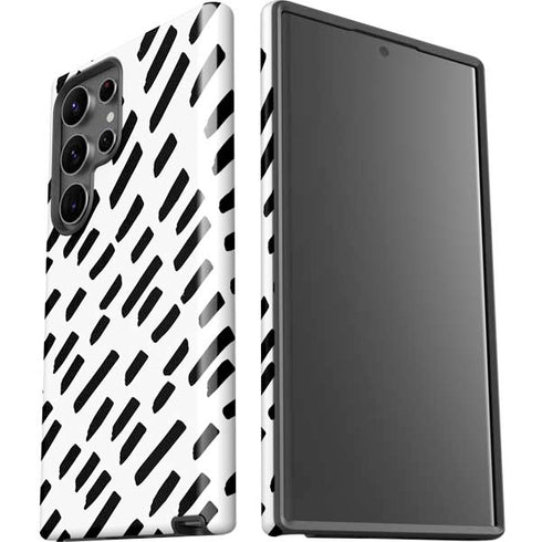 Black Dash Galaxy S23 Ultra Pro Case