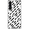 Black Dash Galaxy S24 FE Clear Case
