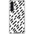 Black Dash Galaxy S24 FE Clear Case
