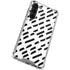 Black Dash Galaxy S24 FE Clear Case