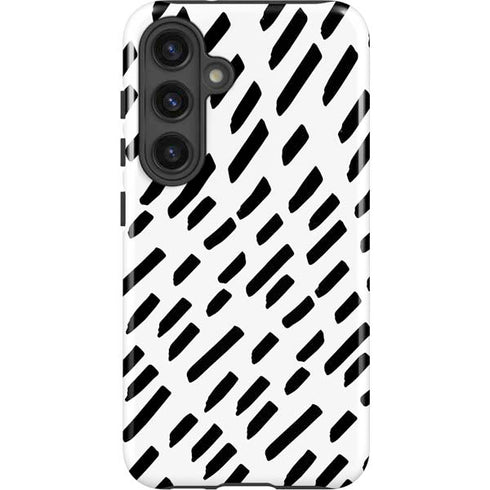 Black Dash Galaxy S25 Impact Case