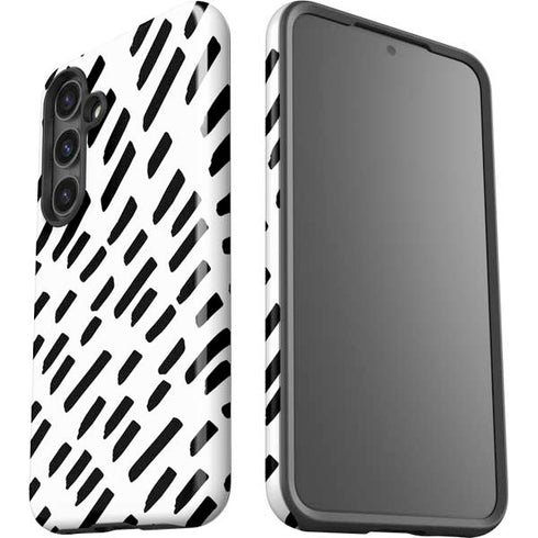 Black Dash Galaxy S25 Impact Case
