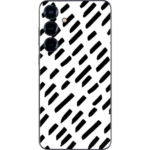 Black Dash Galaxy S25 Plus Skin