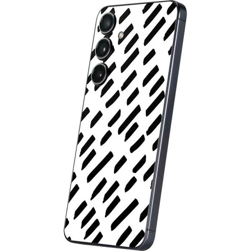 Black Dash Galaxy S25 Plus Skin