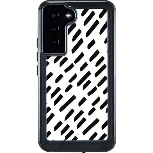 Black Dash Galaxy S24 Plus Waterproof Case
