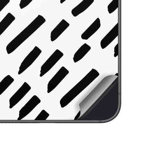 Black Dash Galaxy S24 Skin